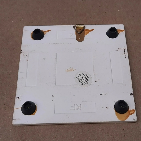 Vintage Artmark Ceramic Tile Trivet LOVE IS HOMEMADE - Picture 7 of 7